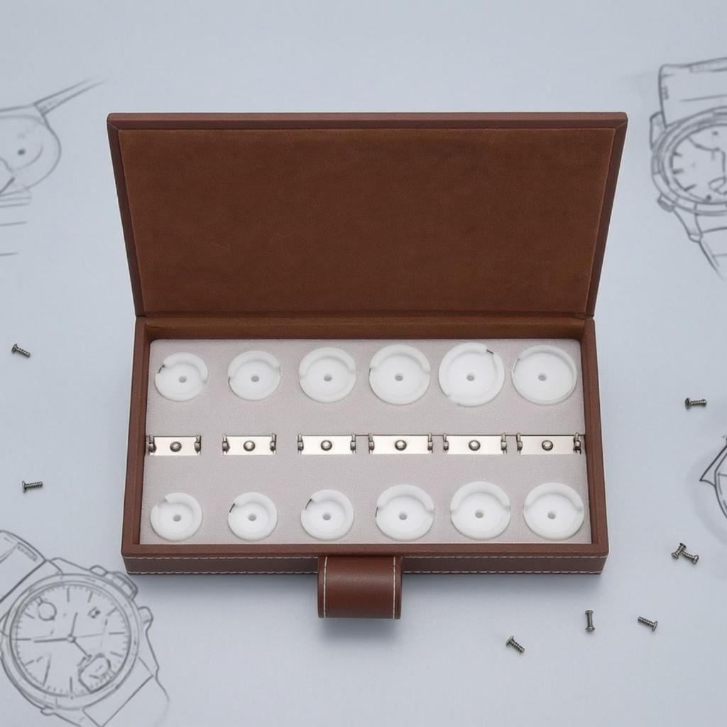 18 Pieces Watch Case Opening Kit Tailored Insert Repair with Organized