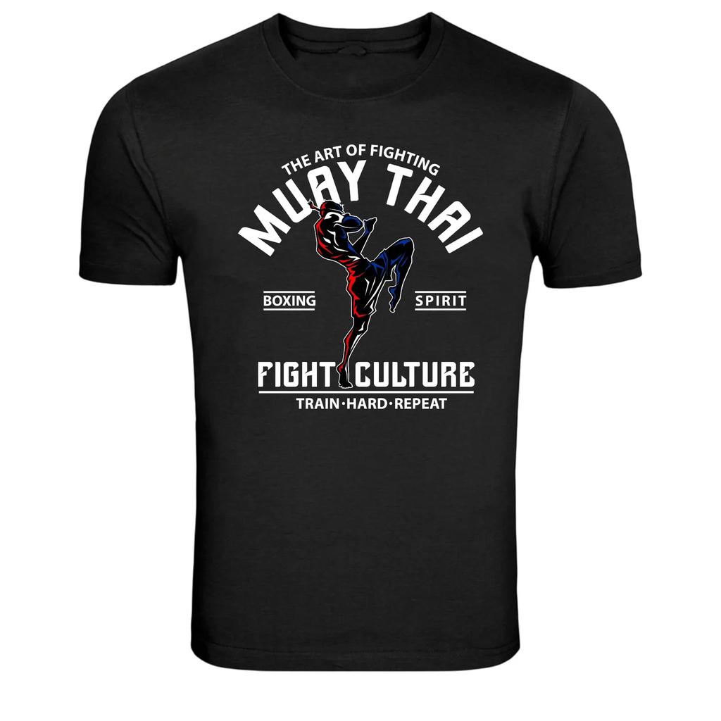 Muay Thai Fight Culture Boxing Martial Arts Fighter T-Shirt