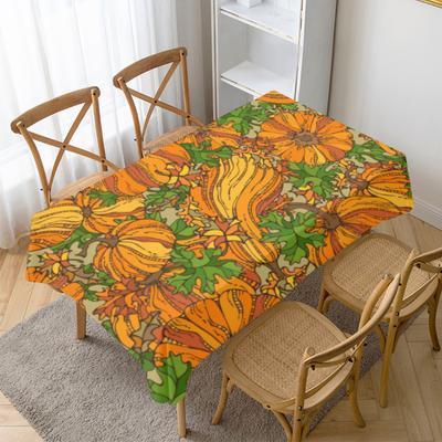 Europäische und amerikanische Thanksgiving-Serie-Tischdecke, Thanksgiving-Faktoren, kreativer Druck, Wohnzimmer-Dekoration, Tischdecke