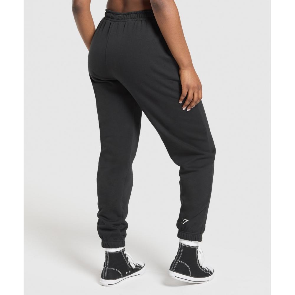 Gymshark Heavy Duty Graphic Loopback Jogger Black B3c3d Bb2j