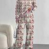 Gradual Change European And American Autumn And Winter Casual Long-Sleeved Suit Women'S Hooded Sweater Trousers Two-Piece Set