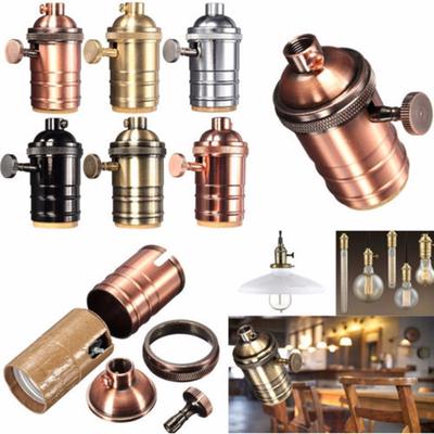 Metall E27 Antik Retro Vintage Edison Lampenfassung Lampenfassung Werkzeugversorgung