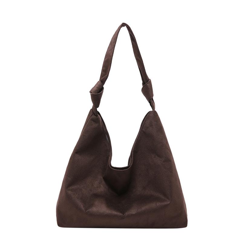 Retro casual large-capacity handbag, new autumn and winter fashion tote bag temperament versatile underarm shoulder bag