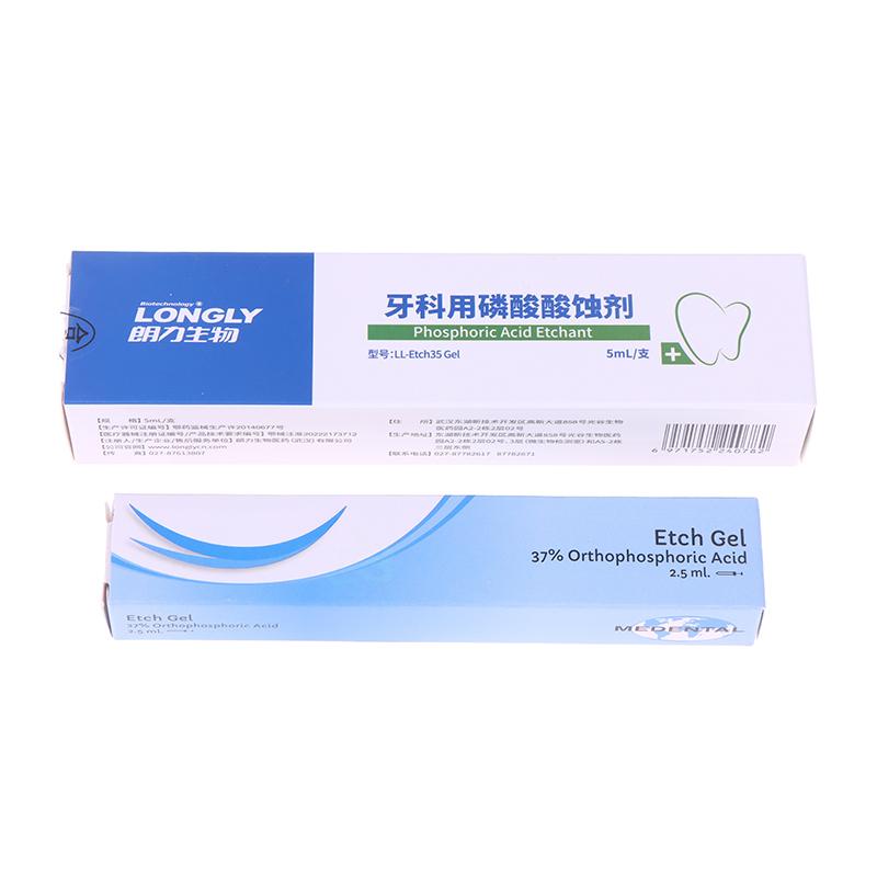 Dental 37% Phosphoric Acid Etching Gel Etchant With 5Pcs Irrigation Tip Tooth Adhesive For Tooth Adhesive Dental Tool