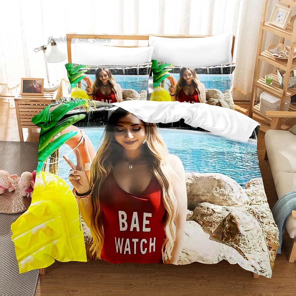 

Rebekah Wing Merch Beki Fluffy Bedding Set Single Twin Full Queen King Size Bed Set Aldult Kid Bedroom Duvet cover Sets 3D EU single(135x200cm)