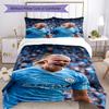 Haaland Bedding Set Breathable Duvet Cover with Pillowcases Decorative Bed Linen for Bedroom Home Decoration Birthday Gift
