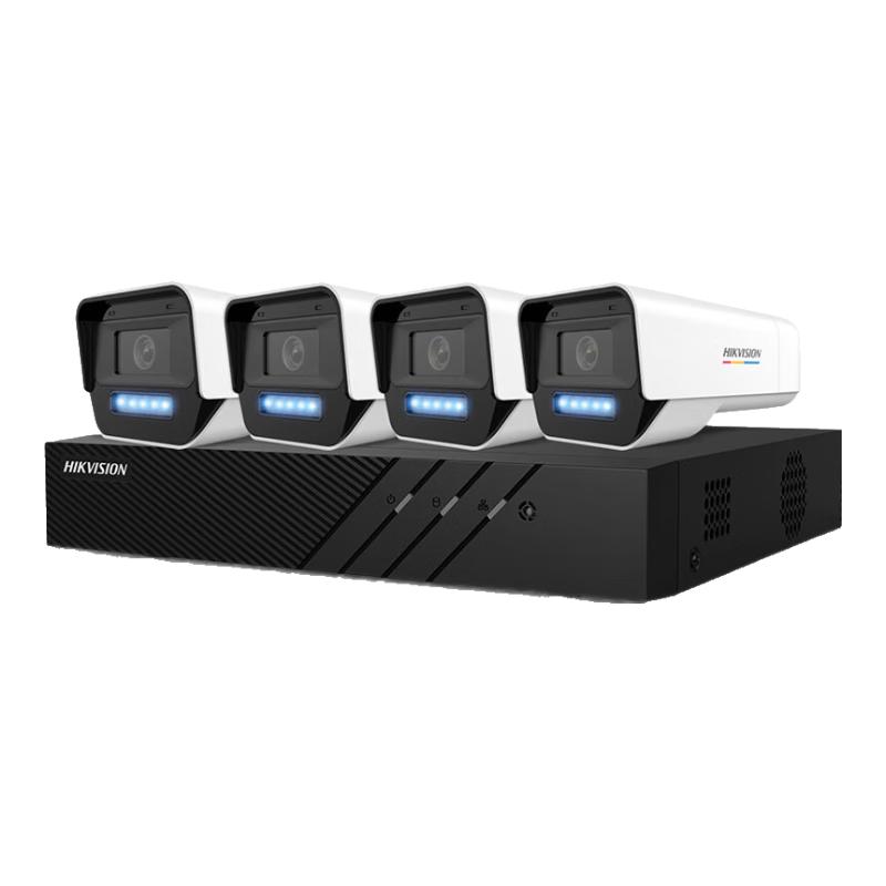Hikvision Ultra HD Full-Color PoE Surveillance Camera System CN plug (adapter included)