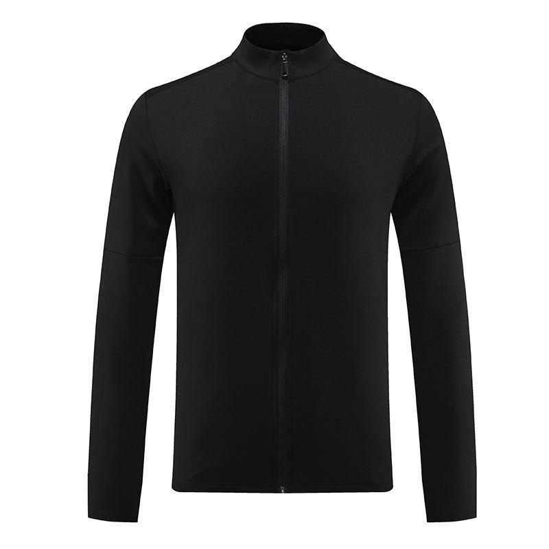 

Men S Sports Jacket Spring And Autumn Style Quick-Dry Casual Outdoor Running Jacket Zip-Up Cardigan Stand-Up Collar Sweatshirt M чёрный