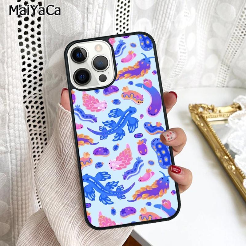 Nudibranch Sea Slug Phone Case Cover For iPhone 17 Air 16 16e 15 plus 11 12 13 14 pro max shell coque iPhone 11pro max