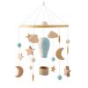 Baby Wooden Crib Mobile Bed Bell Hanging Rattle Toy Newborn Music Box Bed Bell Hanging Toys Holder Bracket Infant Crib Baby Gift