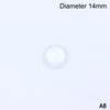 8-44 Mm Round Transparent Acrylic Plano-Convex Lens Flashlight Led Lens Focusing Torch Accessories Magnifying Glass Convex Lens