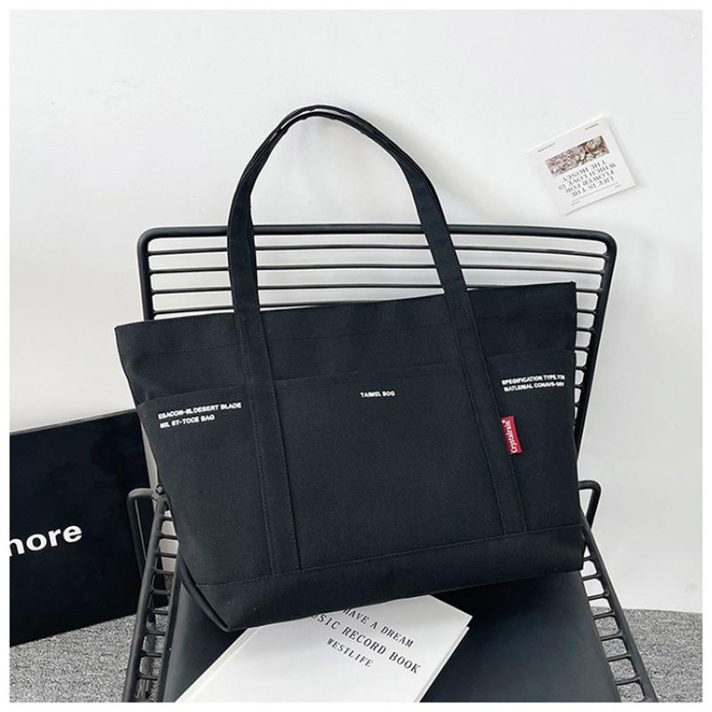 Canvas Large-capacity Women's Shoulder Bag Women's New Versatile Underarm Bag Commuter Tote Bag