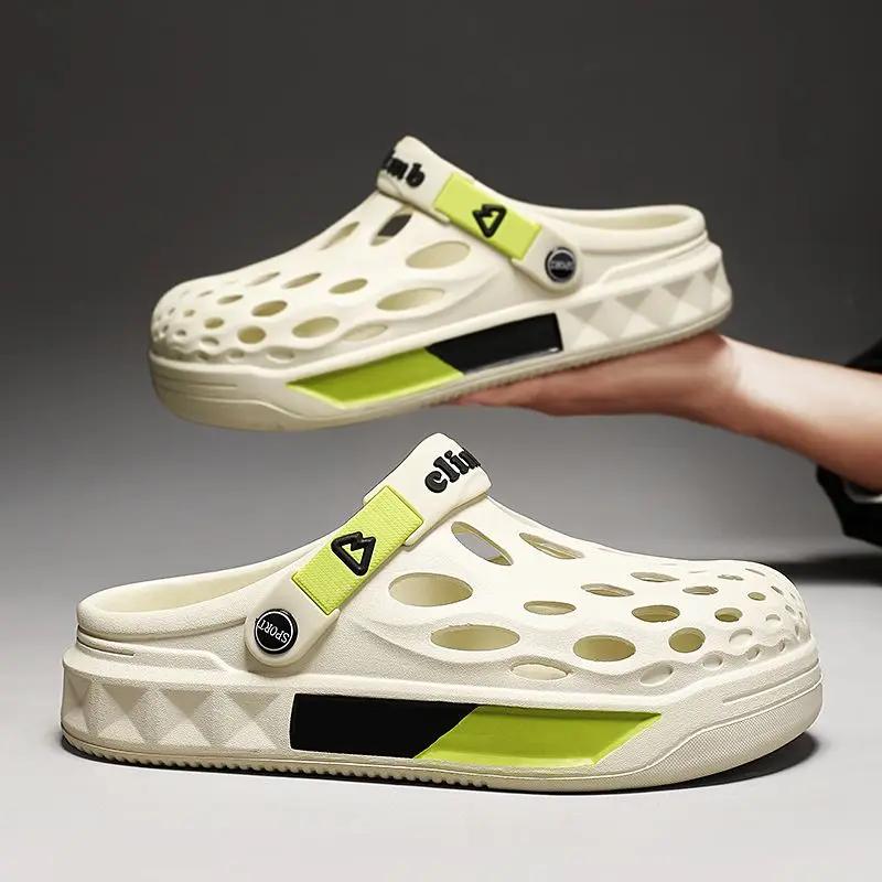 Fashion Shoes Slip-resistant Soft Sandals Man Outdoor Slippers For Men Sabot Designer Luxury Cheap 2025 New In 2024 Fashion Clappers