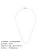 eManco Versatile Fashionable Solid Round Snake Chain Necklace