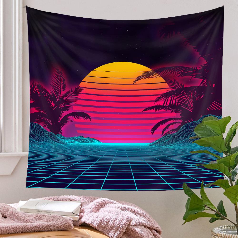 European and American Background Cloth Ins Storm, Semitic Decoration, Hanging Cloth, Punk Tapestry