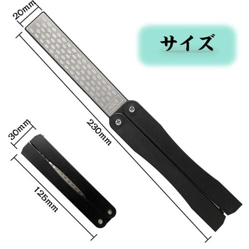 Foldable, Double-Sided Diamond Whetstone, Portable Knife Sharpener, Double-Sided Diamond Whetstone for Sharpening, Axe Sharpening, Pruning Shears, Kni