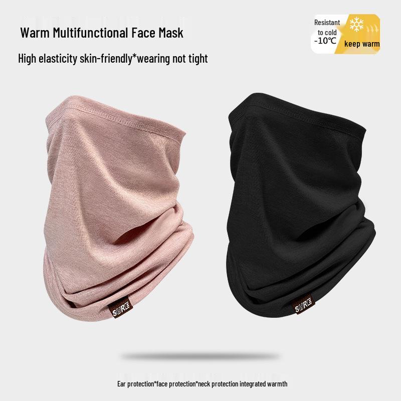Unisex Knitted Neck Gaiter & Face Mask - Winter Warm, Thin Style Pullover Scarf
