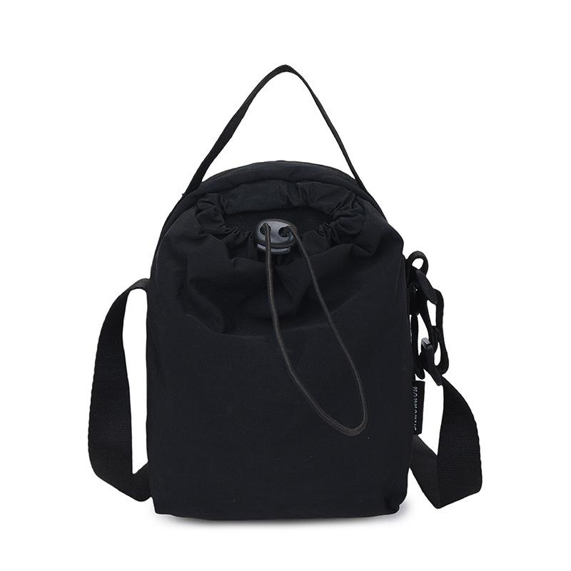 

Drawstring Single-shoulder Bag Mobile Phone Bag Casual Crossbody Bag чорний