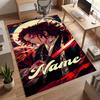 Demon Slayer (5) Personalized Name Office Carpet Stylish Decor for Living Room Bedroom Kitchen