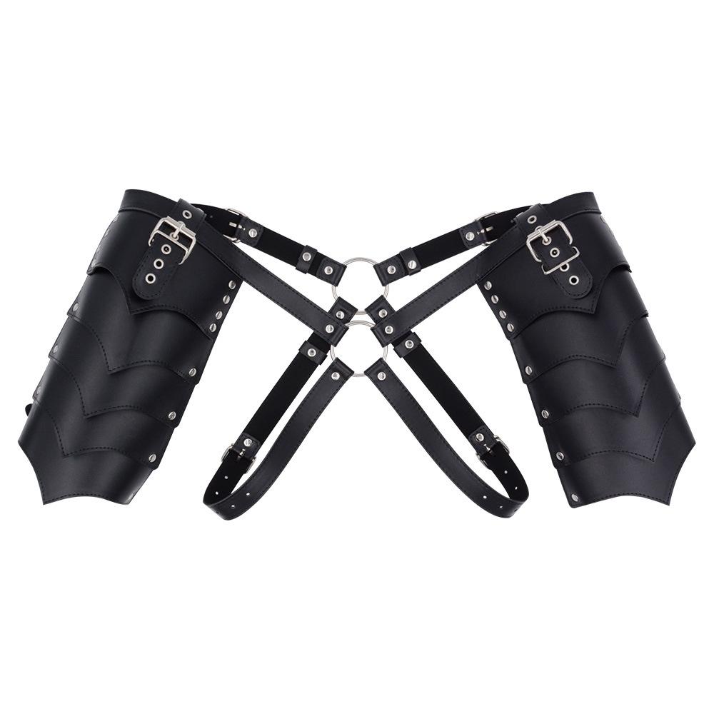 European and American Men's Leather Clothing Armor Leather Clothing Nightclub Hotel Gay Props Couple Sexy Sex Product