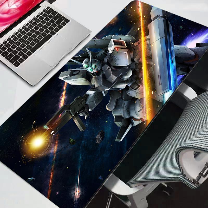 Großes Gaming-Mauspad Mobile Suit Gundam durnbel Anime PC Computer Gamer Schreibtischmatte Für CS GO LOL XXL Laptop Kawaii-Mauspad