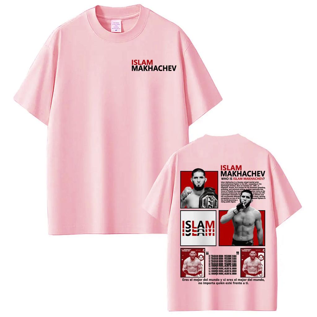 Who Is Islam Makhachev Vintage Graphic Tshirts Unisex Women Harajuku Violence Aesthetic T Shirt Summer Tops High Quality Tee Shirt