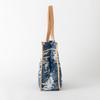 Sleeping Sheep: Cute Camouflage Denim Canvas Tote Bag with Soft Fabric, Pockets, Dividers, and Zipper (Navy (Medium))