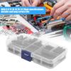 66pcs Flat Feet DIP Chip Holder Solder Type Pin Socket Connector IC Sockets Adapter  DIY Projects