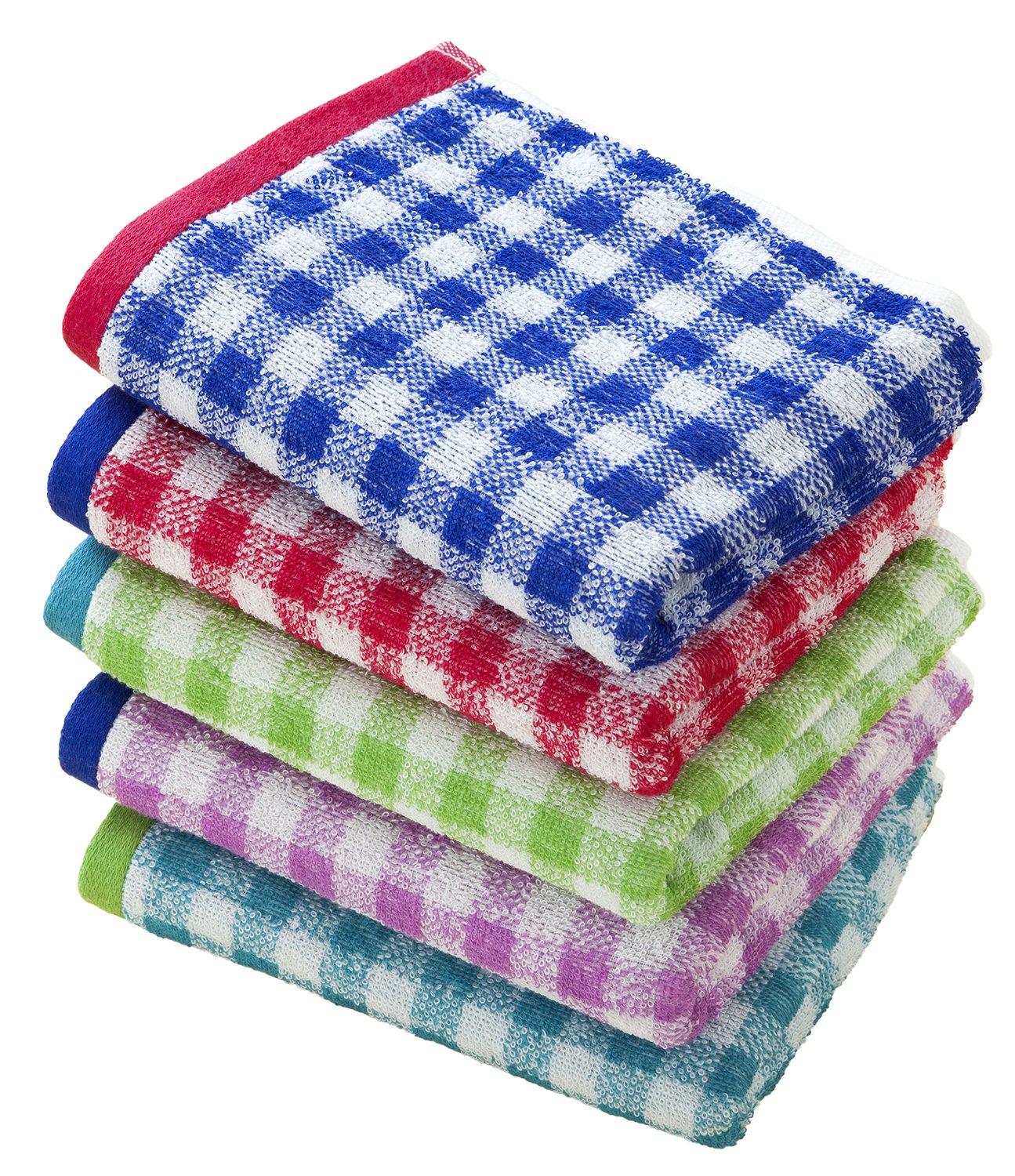 

Kosugizen Everyday Check Towel Set of 5 Colors