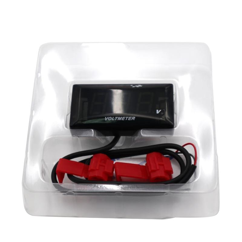 Car Voltmeter Digital Voltmeter Meter LCD Panel Tester Auto Motorcycle 12V-150V