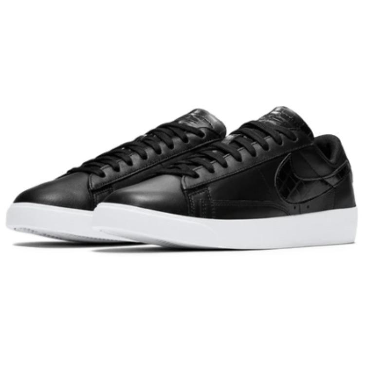 Nike Blazer Slip Resistant Abrasion Resistant Slip Resistant Abrasion Resistant Low Top Skateboard Shoes Women's Black BQ0033-001