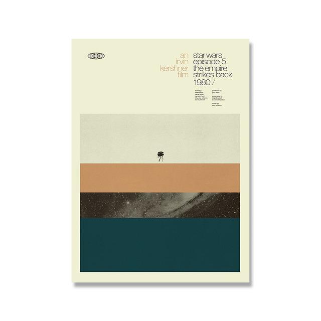 Minimalistisches Poster und Druck im Retro-Stil, klassische Film-Wandkunst-Dekoration für Zuhause und Zimmer