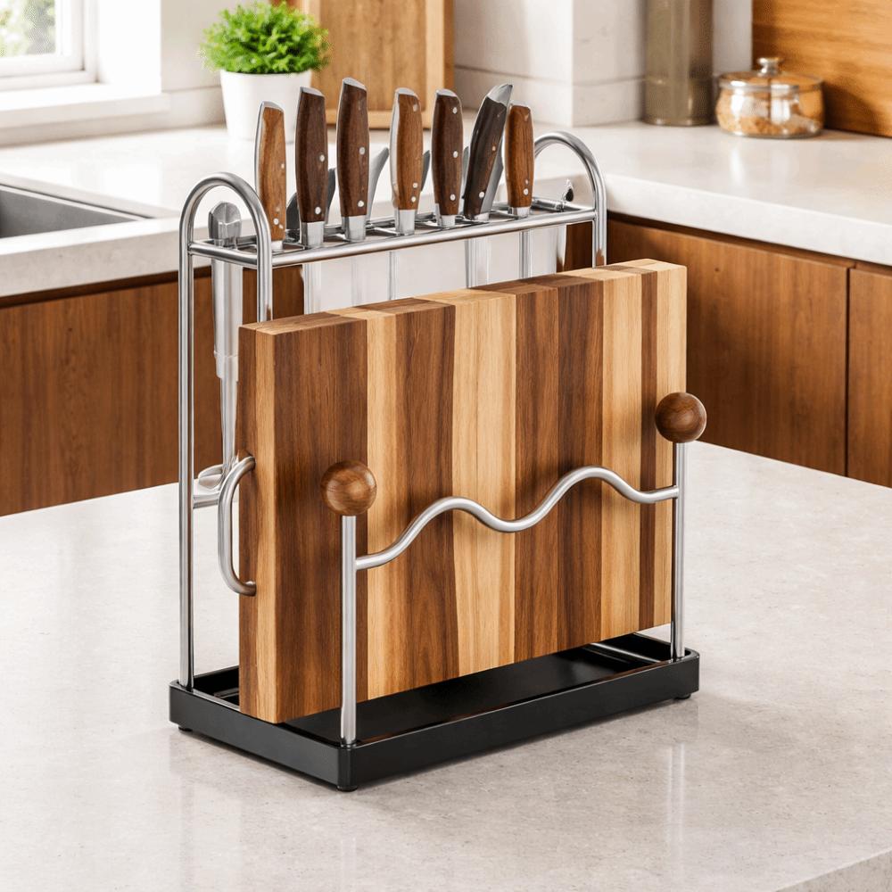 Stainless Steel Chopsticks Rack Rustproof Cutlery Drying Rack Pot Lid Rack  Tableware Storage