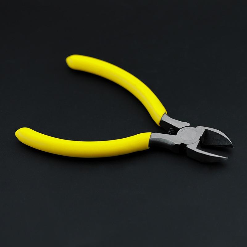 3 Types 5inch Mini Yellow Color Hand Pliers Repair Tools Cutting Zippers Pull Needles Wires Scissors Handmaking