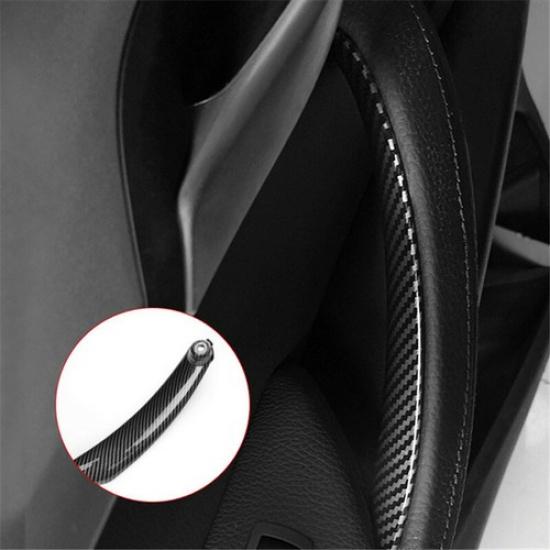 Luxury ABS Carbon Fiber Car Inner Door Handle ide Part For BMW X5 X6 08 11 13