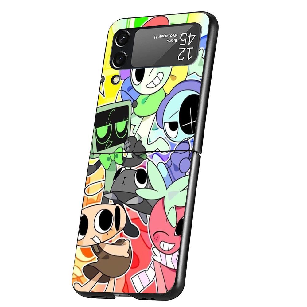 Game Dandys World Cover Phone Case For Samsung Galaxy Z Flip 7 6 5 4 3 5G Flip7 Flip6 Flip5 Flip4 Flip3 Black Fundas Shell