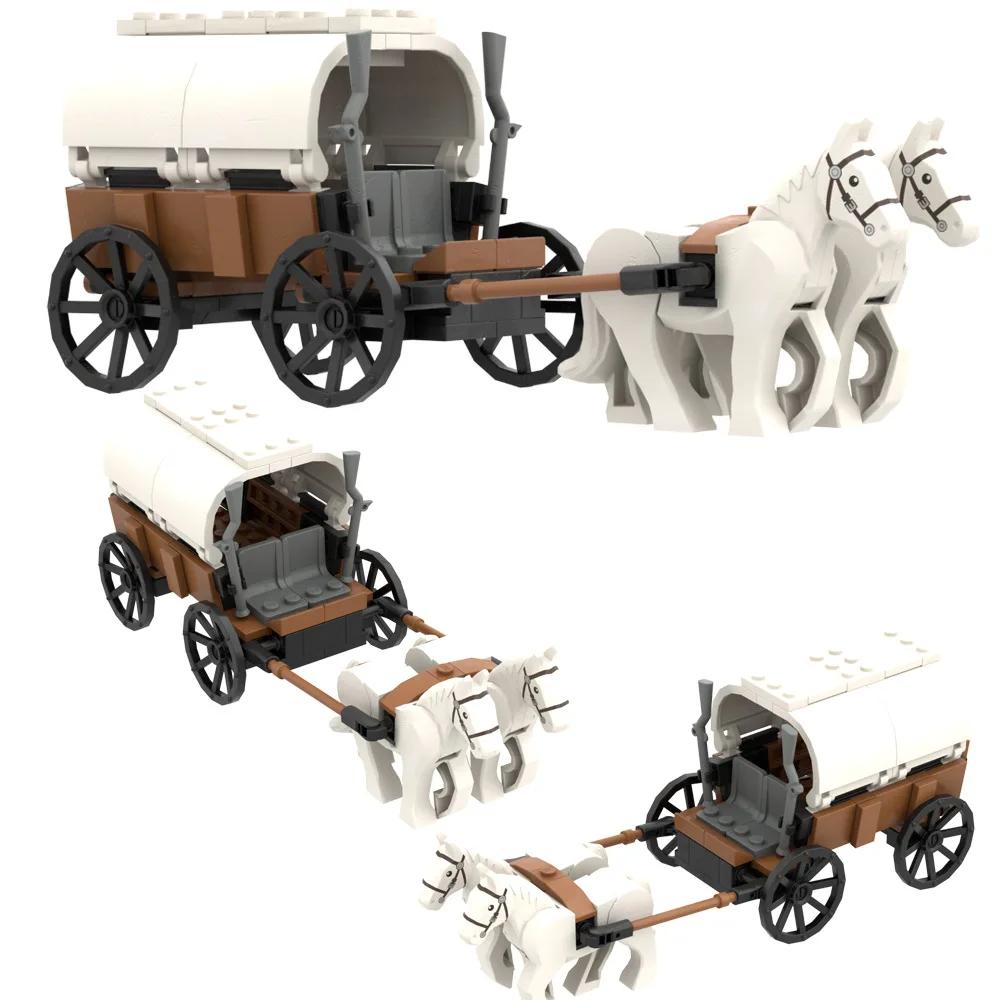 Building Blocks Moc Carriage Medieval Chariot Paddy Wagon Military Weapons Accessories Weapons Assembly Scene Model