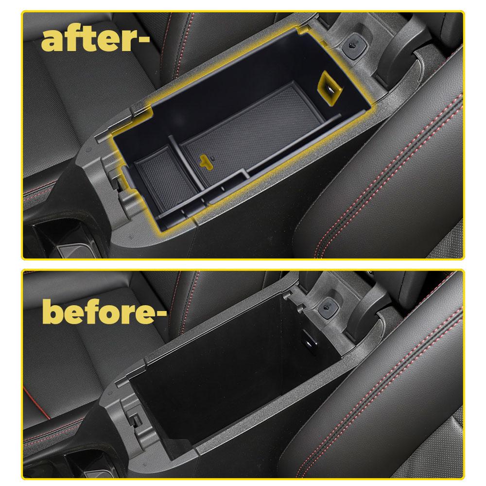 Für Chevy Chevrolet Equinox 2018 2019 2020 2025 Mittelkonsolen-Armlehnen-Aufbewahrungsbox Organizer-Koffer-Schale Innenzubehör