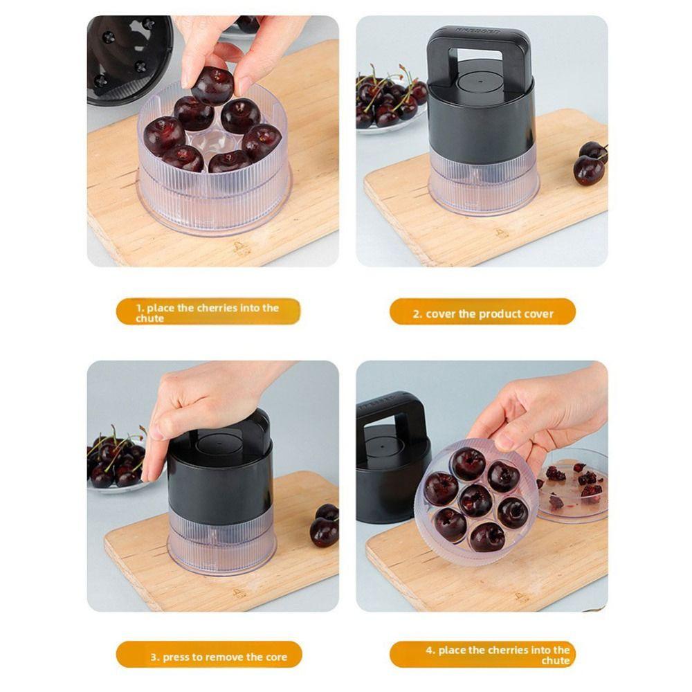 Push-type Fruit Corer Tool Anti-Splatter Olive Pitter High Quality Seed Remover Tool Home Cooking
