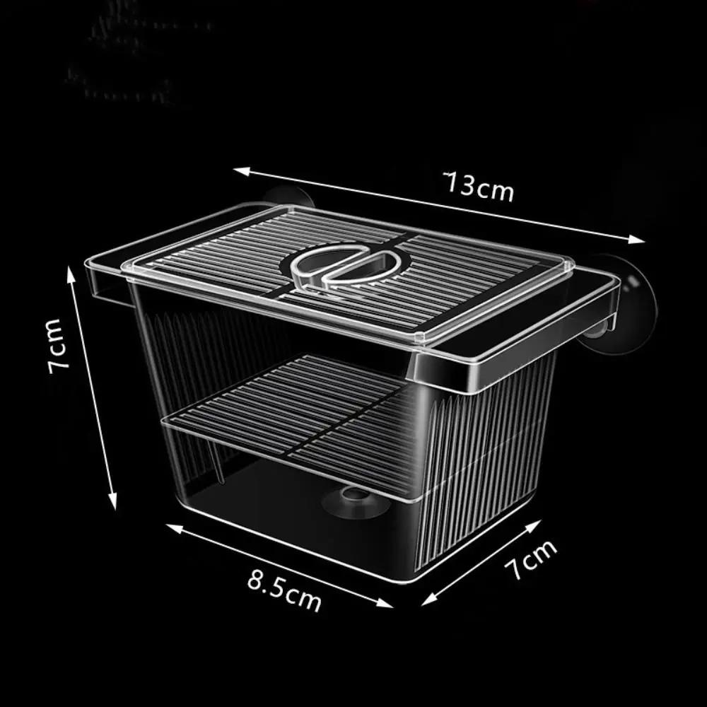New Acrylic Fish Tank Breeding Incubator Grow Seedling Reproduction Holder Breeder Isolation Box Aquarium Fish Fry Aquarium
