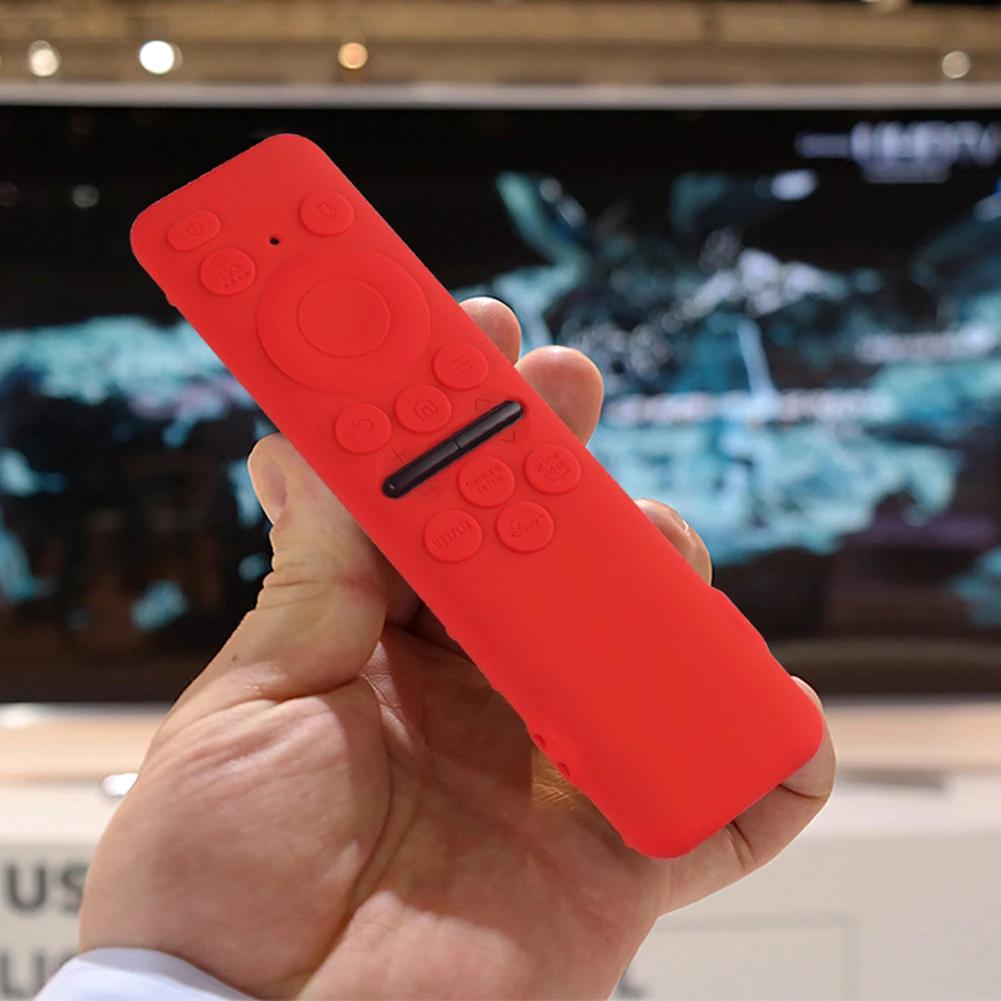 Protective Sleeve Silicone Shockproof Anti-Slip with Detachable Lanyard Smart TV for Samsung BN59-01432A BN59-01432B BN59-01432D