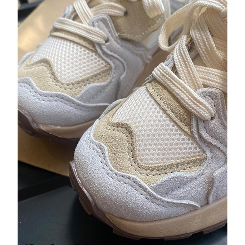 Spring New Style Girls Soft Bottom Mesh Running Shoes Korean Version Boys Wear-resistant Non-slip Sports Shoes