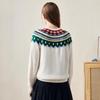 Women's Retro Cable Knit Wool Sweater