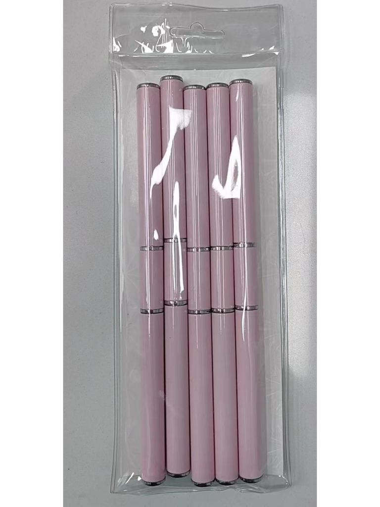 Doppelendiger Nailart-Pinsel: Liner, Farbverlauf, Blume & Gel Malwerkzeug mit flachen & runden Köpfen