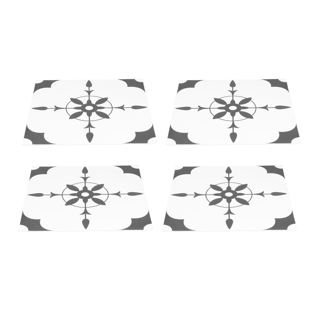 4 Stück Wandaufkleber Selbstklebende Tapete DIY Rutschfester Bodenaufkleber für Badezimmer Schlafzimmer