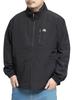 One Colors LOGOS PARK Men's Nylon Jacket, Water-Repellent, Logo Print, Stand-Up Blouson, Size 4L, Black (49)