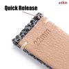Canvas Nylon Strap Sailcloth Tweed Watch Band 18mm 20mm 22mm for Omega for Seiko Quick Release Leather Bracelet for Men Women