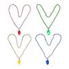 Reusable Blue LED Christmas Bead Lights Decorative Hanging Strand Led Pendant Chain Decors For Wedding Birthday Event