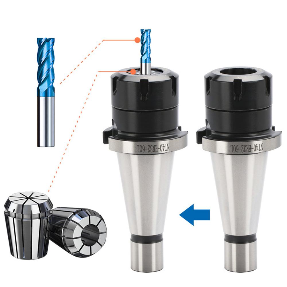 1pc NT40 ER Collet Chuck Metric Milling Machine Collet CNC Toolholder Replacement Parts For CNC Machining