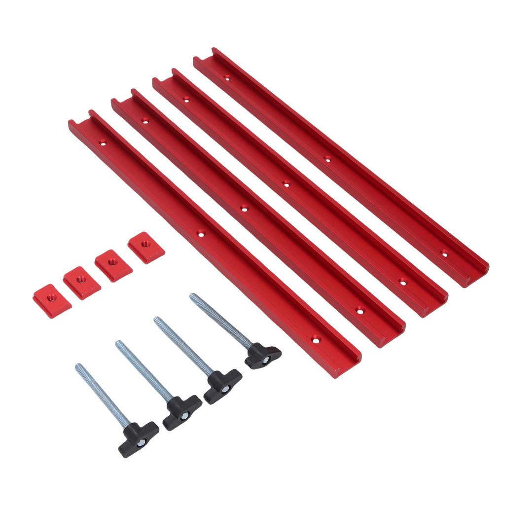 T Slot and M8 Slider Block Set Aluminum Alloy Double Cut Profile Pre Drilled Mounting Holes T Track